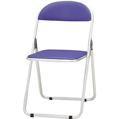 ＴＯＫＩＯ パイプ椅子 シリンダ機能付 アルミパイプ ブルー CF-700-BL オフィス家具・会議用チェア