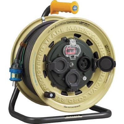 ハタヤ サンタイガーレインボーリール 単相100Ｖ 30ｍ アース・ブレーカー付 BX-301K