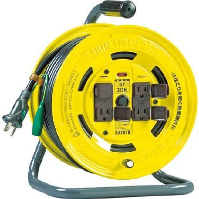 ハタヤ シンタイガーリール 単相100Ｖ型 30ｍ アース・ブレーカー付 BT-30K