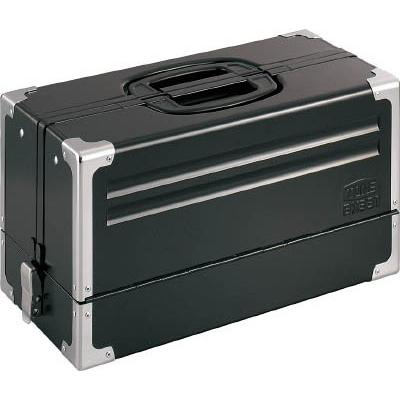 ＴＯＮＥ ツールケース メタル Ｖ形3段式 マットブラック BX331BK 工具箱・ツールバッグ・スチール製工具箱