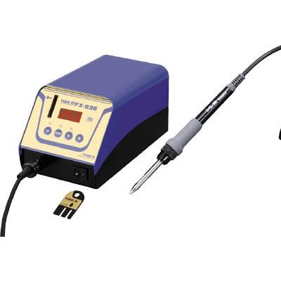 白光 ハッコーＦＸ−838 100Ｖ 2極接地プラグ FX838-01 はんだ・静電気対策用品・ステーション型はんだこて