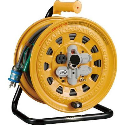 ハタヤ 温度センサー付コードリール 単相100Ｖ 20ｍ アース・ブレーカー付 BG-201KXS