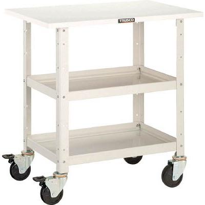 TRUSCO バーディワゴン 600X400 天板付 YG色 BDW762TYG