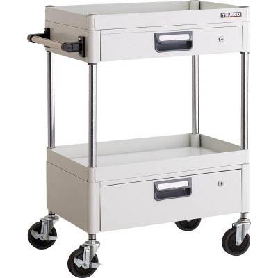 TRUSCO フェニックスワゴン 600X400XH880 引出付 YG色 PEW963VZYG