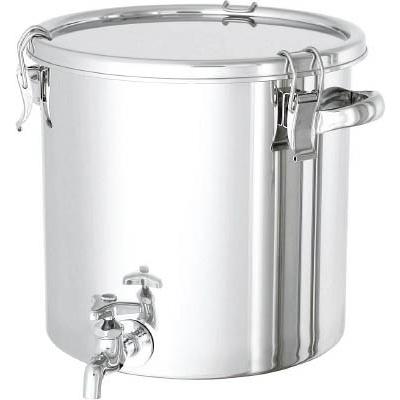 日東 ステンレスタンク ストレート密閉タンク(蛇口付) 65L CTHW43