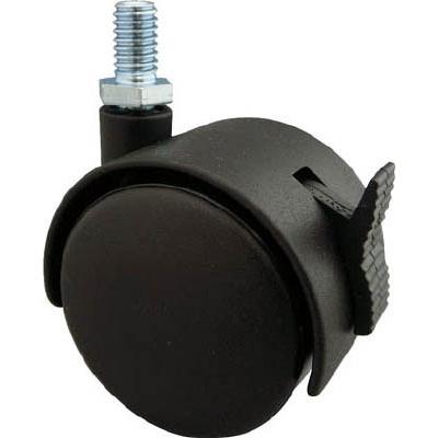 TRUSCO ネジ込ミ双輪キャスター ナイロン車輪 自在ST付 Φ50 M10 TDGS50M10 | ブランド登録なし
