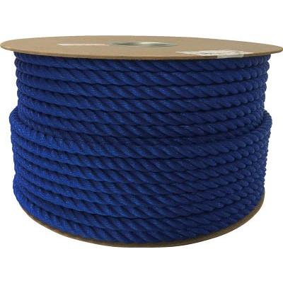 ユタカ ポリエチレンロープドラム巻 １２ｍｍ×１００ｍ ブルー PRE62