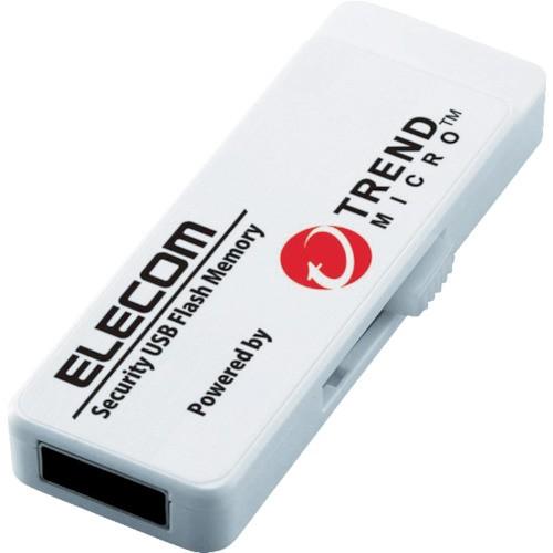 エレコム セキュリティ機能付USBメモリー 4GB 1年ライセンス MFPUVT304GA1｜rcmdse