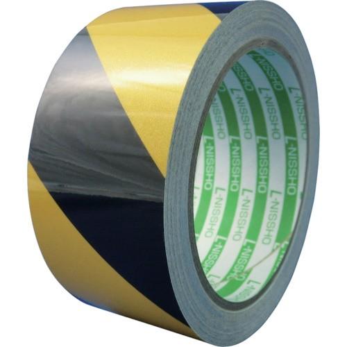 日東エルマテ 再帰反射テープ 300mmX10m イエロー/ブラック HT300YB