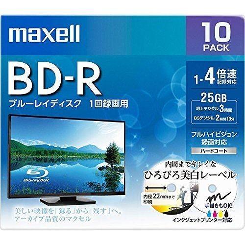 マクセル 録画用ブルーレイディスク BRV25WPE.10S｜rcmdse