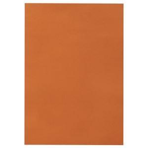 （まとめ） TANOSEE 色画用紙 四つ切 ちゃいろ 1パック（10枚） 〔×15セット〕 代引不可