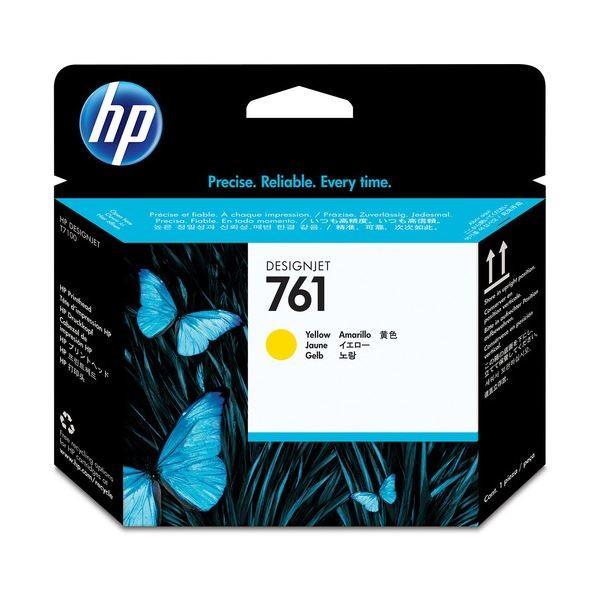 （まとめ） HP761 プリントヘッド イエロー CH645A 1個 〔×3セット〕 代引不可