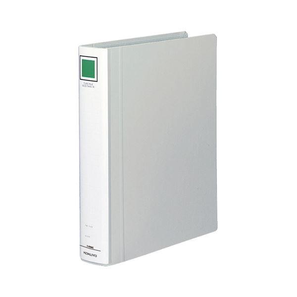 (まとめ) コクヨ チューブファイル(エコツインR) A4タテ 400枚収容 背幅55mm シルバー フ-RT640C 1冊 〔×10セット〕 代引不可