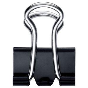 （まとめ） TANOSEE ダブルクリップ 粒 口幅10mm ブラック 1セット（100個：10個×10箱） 〔×20セット〕 代引不可の画像