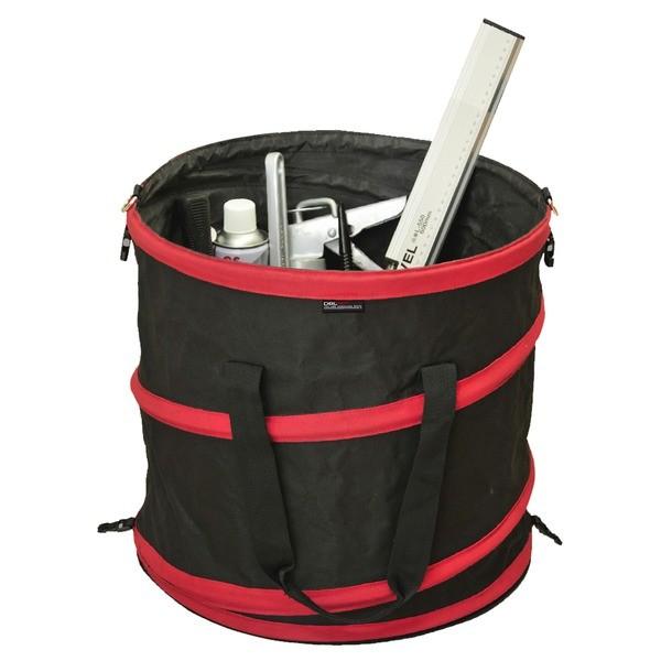（業務用20セット）DBLTACT 折りたたみジャンピングバケツ/収納バッグ 〔Lサイズ〕 DTJ-L 〔業務用/家庭用/DIY/日曜大工〕 代引不可