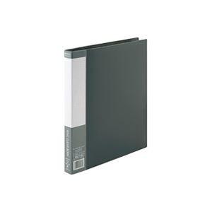 (業務用100セット) ジョインテックス リング式クリアーブック D051J-GY 灰1冊 代引不可