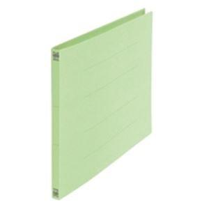 (業務用50セット) プラス フラットファイル/紙バインダー 〔B4/2穴 10冊入り〕 ヨコ型 012N グリーン(緑) ×50セット 代引不可