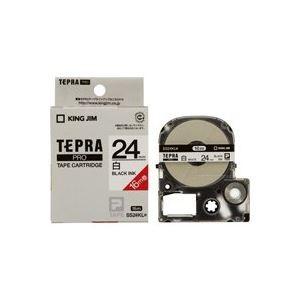 (業務用20セット) キングジム テプラ PROテープ/ラベルライター用テープ 〔24mm〕 ロングタイプ SS24KL ホワイト(白) 代引不可