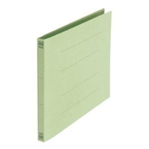 (業務用50セット) プラス フラットファイル/紙バインダー 〔A4/2穴 10冊入り〕 ヨコ型 No.022N グリーン(緑) ×50セット 代引不可