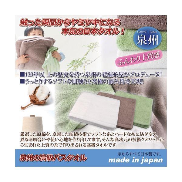 (まとめ)旭紡績 泉州の高級バスタオル くるみ色 8107293〔×2セット〕 代引不可