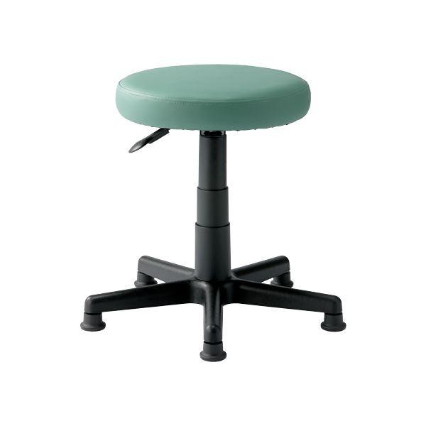 ジョインテックス 丸イス C913J Mグリーン ウレタンレザー 代引不可