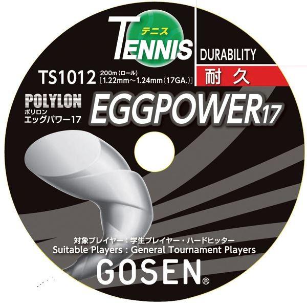 GOSEN（ゴーセン） エッグパワー17ロール ブラック TS1012BK 代