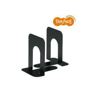 （まとめ）TANOSEE ブックエンド T型 中 ブラック 30組 代引不可