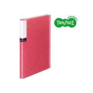 （まとめ）TANOSEE クリアブック（透明表紙） A4タテ 36ポケット ピンク 30冊 代引不可