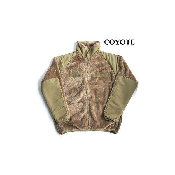 アメリカ軍 ECWC S Gen3 両面フリースジャケット 〔 Mサイズ 〕 サイドリブ仕様 JJ150YN コヨーテ 〔 レプリカ 〕 代引不可