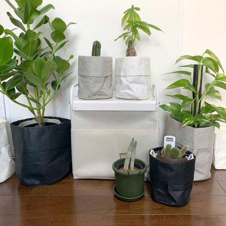 鉢カバー プランターカバーS ペーパー ホワイト 東洋ケース 代引不可