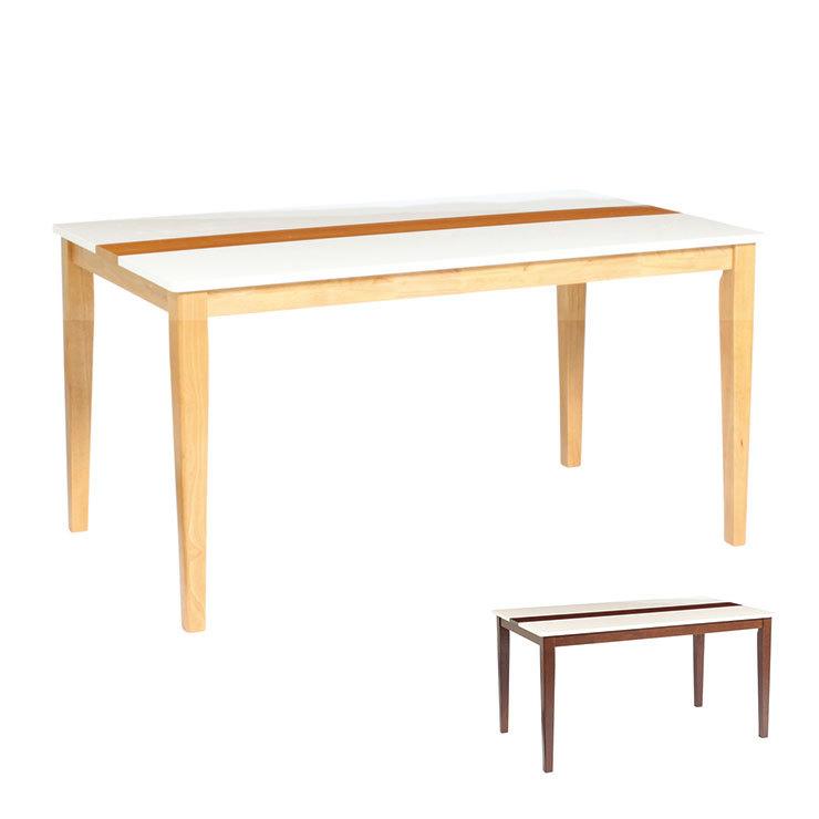 ダイニングテーブル 135cm幅 木製 4人掛け用 机 リビング おしゃれ アンティーク ヴィンテージ ミルキーウェイ135 代引不可