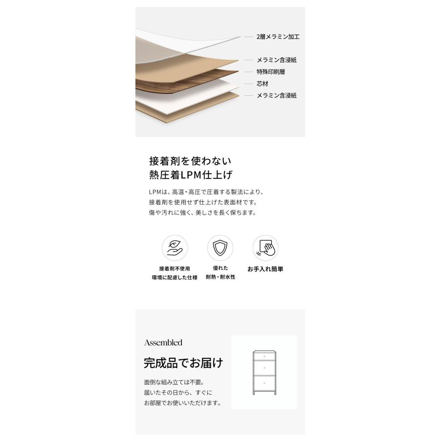 ステンレス モジュールキャビネット 40cm 3段 完成品 オールステンレス