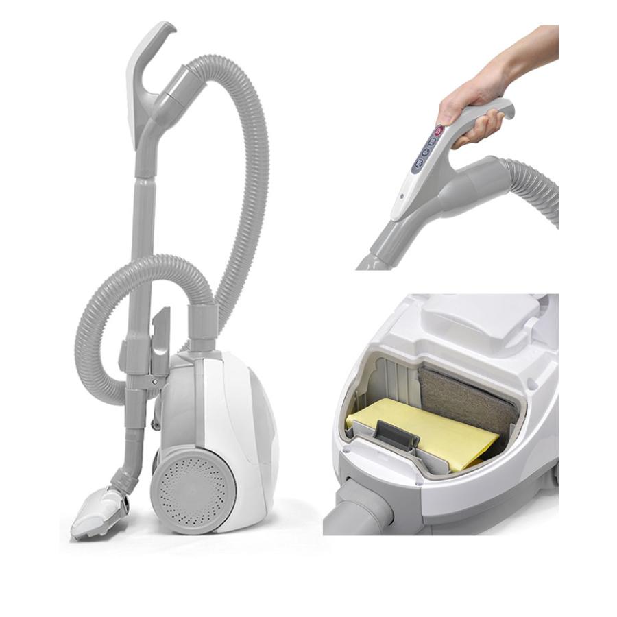 紙パック式 掃除機 各社共通紙パック対応 吸引力 キャニスター型