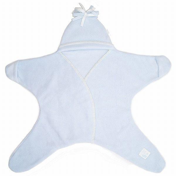 Tuppence\u0026Crumble タッペンスアンドクランブル 星型フリースアフガン スターラップ 4-10M パステルブルー 1個