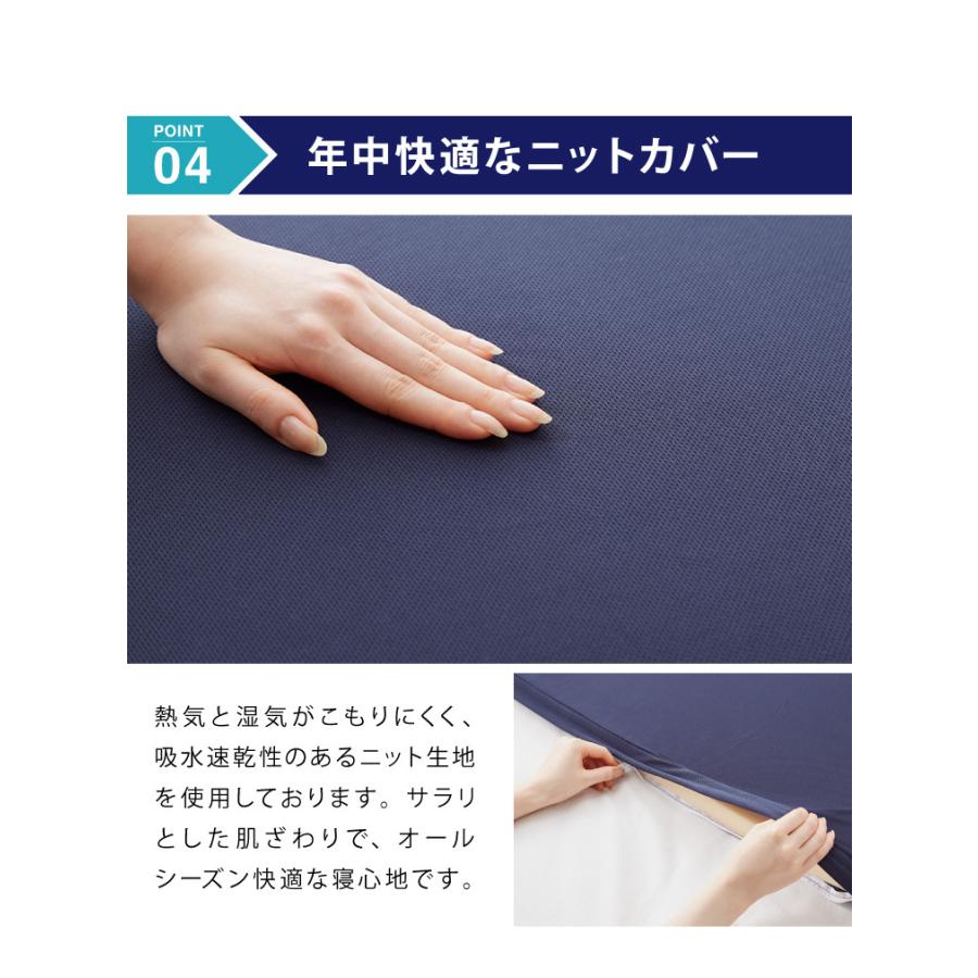 激安通販の 日本製 メディカルスリーパー トッパー シングル 高反発 オーバーレイ 高密度 体圧分散 耐圧分散 マットレス 150n シングルマットレス ニット 代引不可 Dprd Jatimprov Go Id