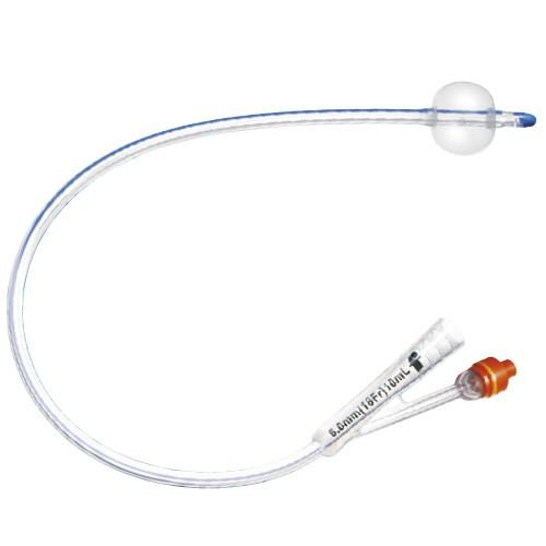 富士システムズ オールシリコーンバルーンカテーテル2Wayフォーリー型 規格:22Fr カラーコード:紫 容量 バルーン :10