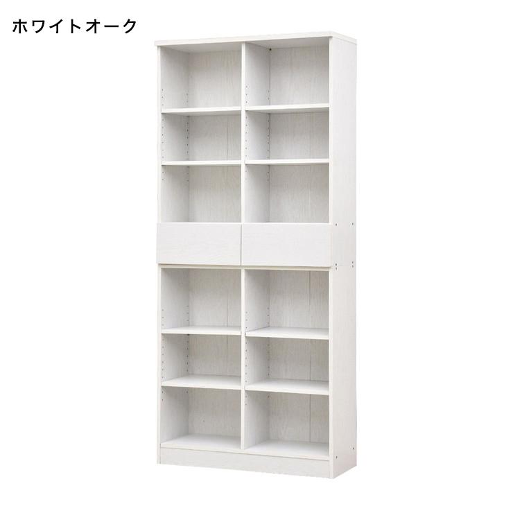 引き出し2杯付き フリーラック 本棚 少年コミックは約250冊収納可能 CD