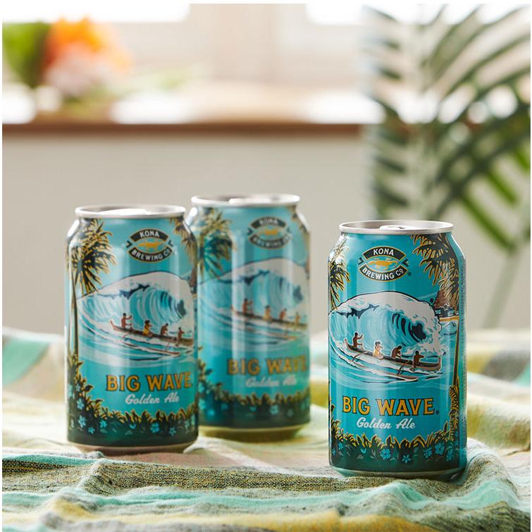 コナ ビックウェーブ 缶 355ml 3本セット ゴールデンエール コナビール