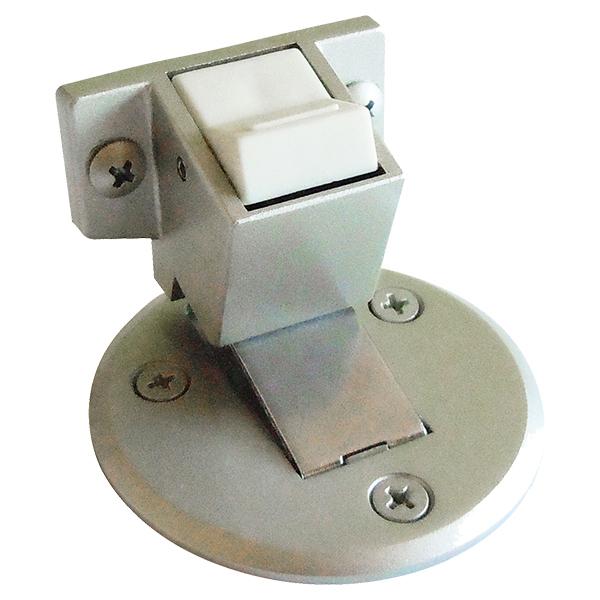 水上 フラット戸当りZ型 ストップ付面付型 シルバー 6個入 0410-02114 | ブランド登録なし