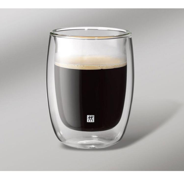 ツヴィリング ダブルウォール グラス コーヒー 200ml ペアセット