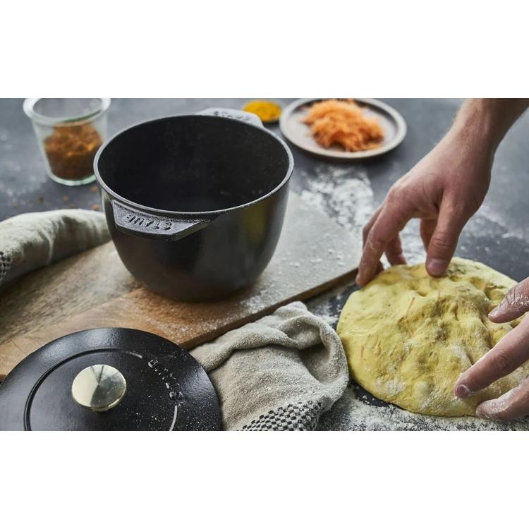 ストウブ ラ ココット de GOHAN グレー 16cm ホーロー鍋 公式販売店 STAUB ラ・ココット de GOHAN Mサイズ 16cm 生涯保証