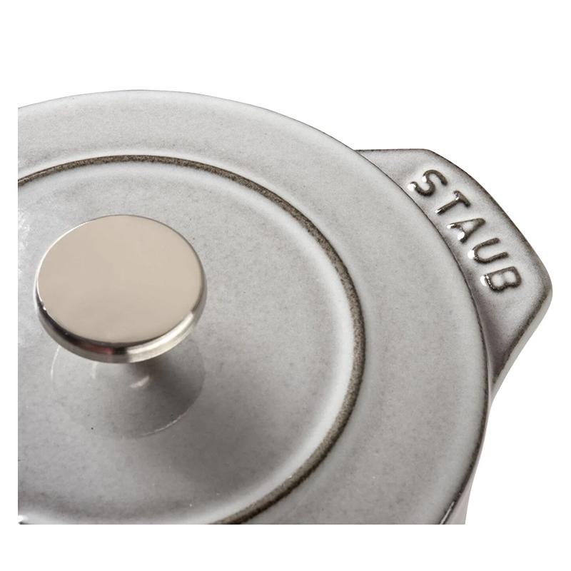 【生涯保証付　美品】GOHAN　S　グレー　12cm　STAUB 公式販売店 STAUB ラ・ココット de GOHAN Sサイズ 12cm 生涯保証