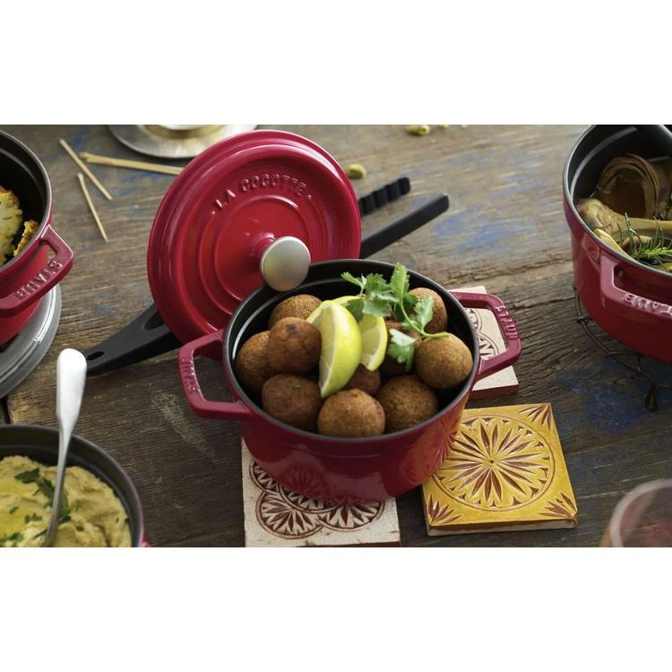 公式販売店 STAUB ピコ・ココット ラウンド 22cm 生涯保証 選べる3色 