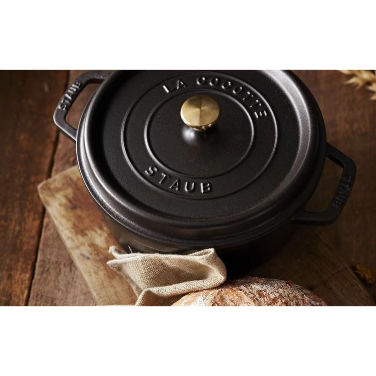 公式販売店 STAUB ピコ・ココット ラウンド 24cm 生涯保証 選べる3色