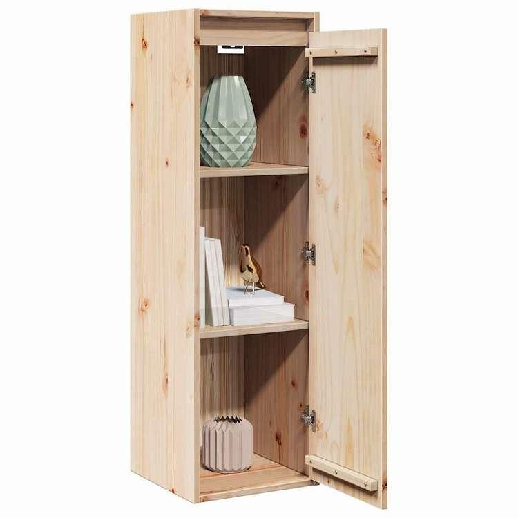 vidaXL ウォールキャビネット 30x30x100 cm 無垢パイン材 家具 棚 壁面収納棚・壁面ラック 代引不可_2