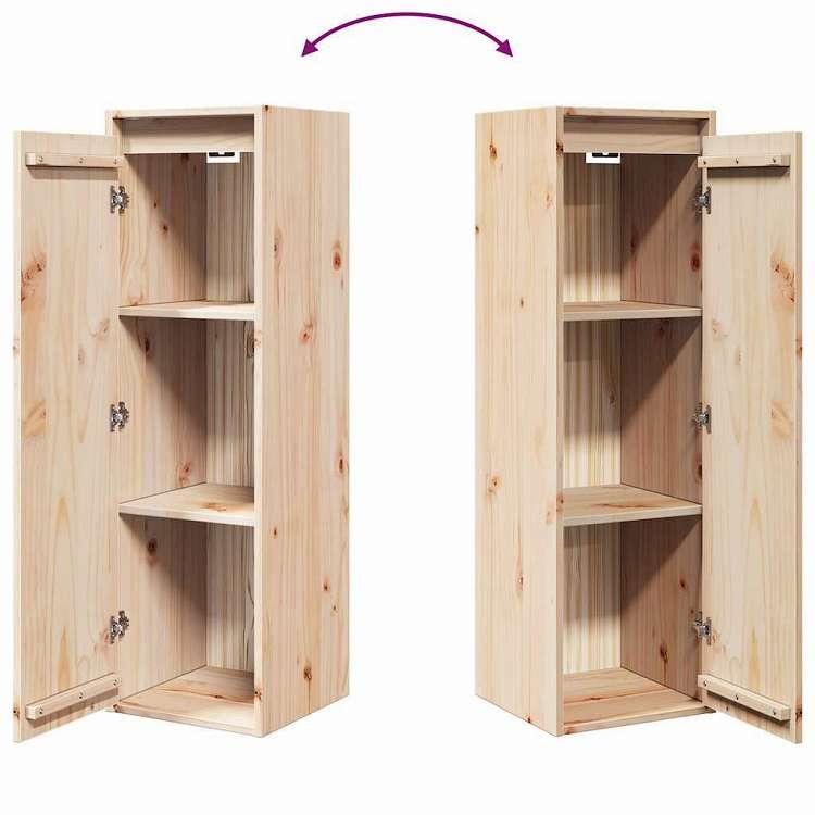 vidaXL ウォールキャビネット 30x30x100 cm 無垢パイン材 家具 棚 壁面収納棚・壁面ラック 代引不可_7