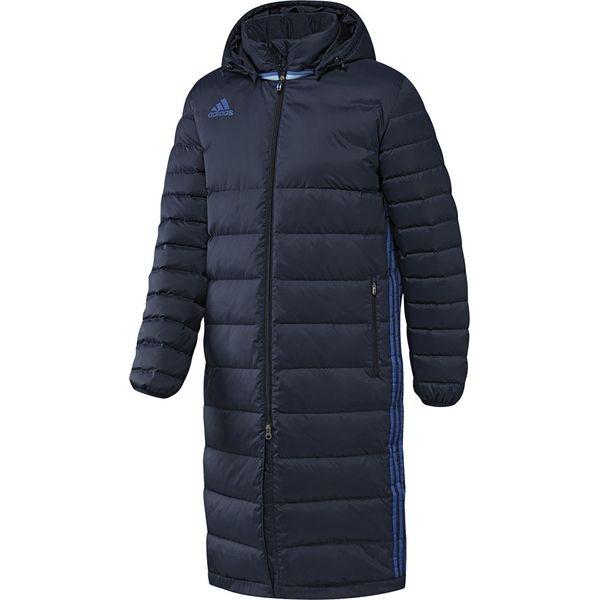 adidas アディダス Condivo16 ロングダウンコート BQQ36 カラー カレッジネイビー×ブルー サイズ J/S