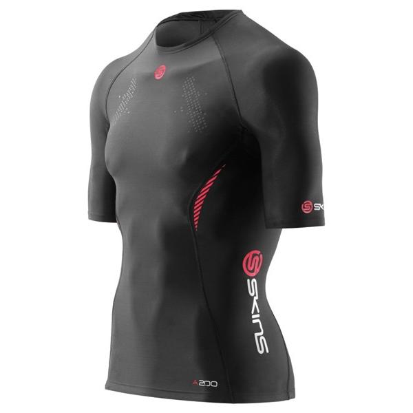 100 の保証 デサント Skins スキンズ ボディケア ストレッチシャツ Skins スキンズ 00 ショートスリーブトップ Jd カラー ブラック レッド サイズ M スポーツ用下着 汎用 Smssvg Org