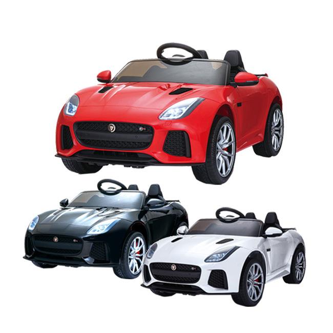JAGUAR子供用ラジコン機能付き車 正規ライセンス品 ジャガー JAGUR FType 電動乗用ラジコンカー 電動