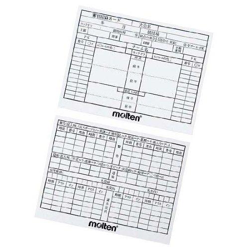 モルテン Molten サッカー審判用 記録カード10枚入 小 Xfsn Hr Xfsn リコメン堂スポーツ館 通販 Yahoo ショッピング